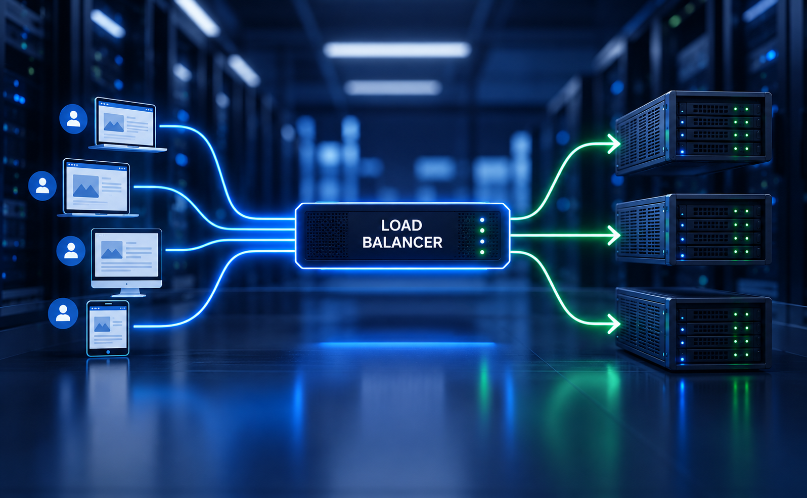 Load Balancer həlli və server yükünün balanslaşdırılması